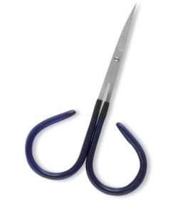 Cuticle Scissor. Plastic Grip.